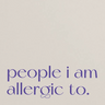 Allergic