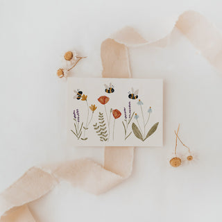 Minikarte Wildblumen